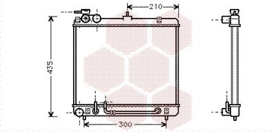 VAN WEZEL Radiators, Motora dzesēšanas sistēma 82002052
